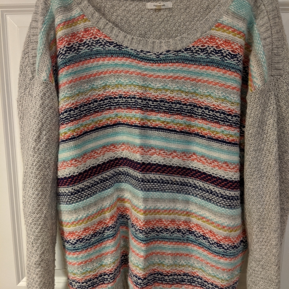 Maurice's multi-colored sweater